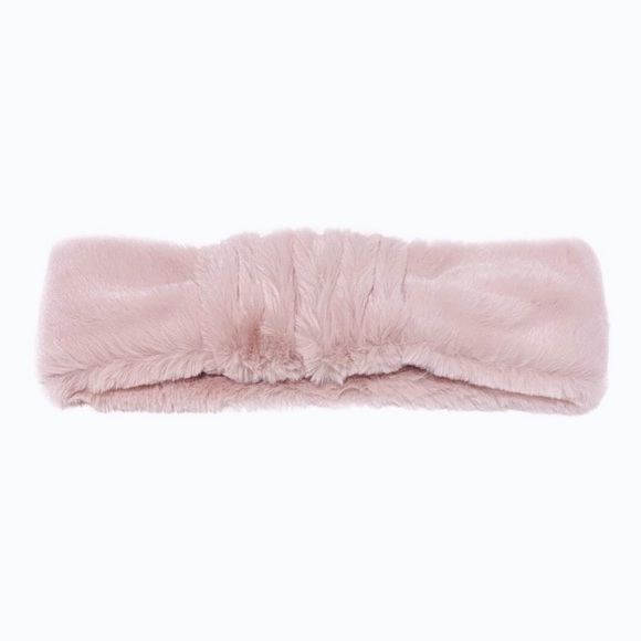 UGG Women’s Pink Faux Fur Headband NWT - Picture 2 of 6
